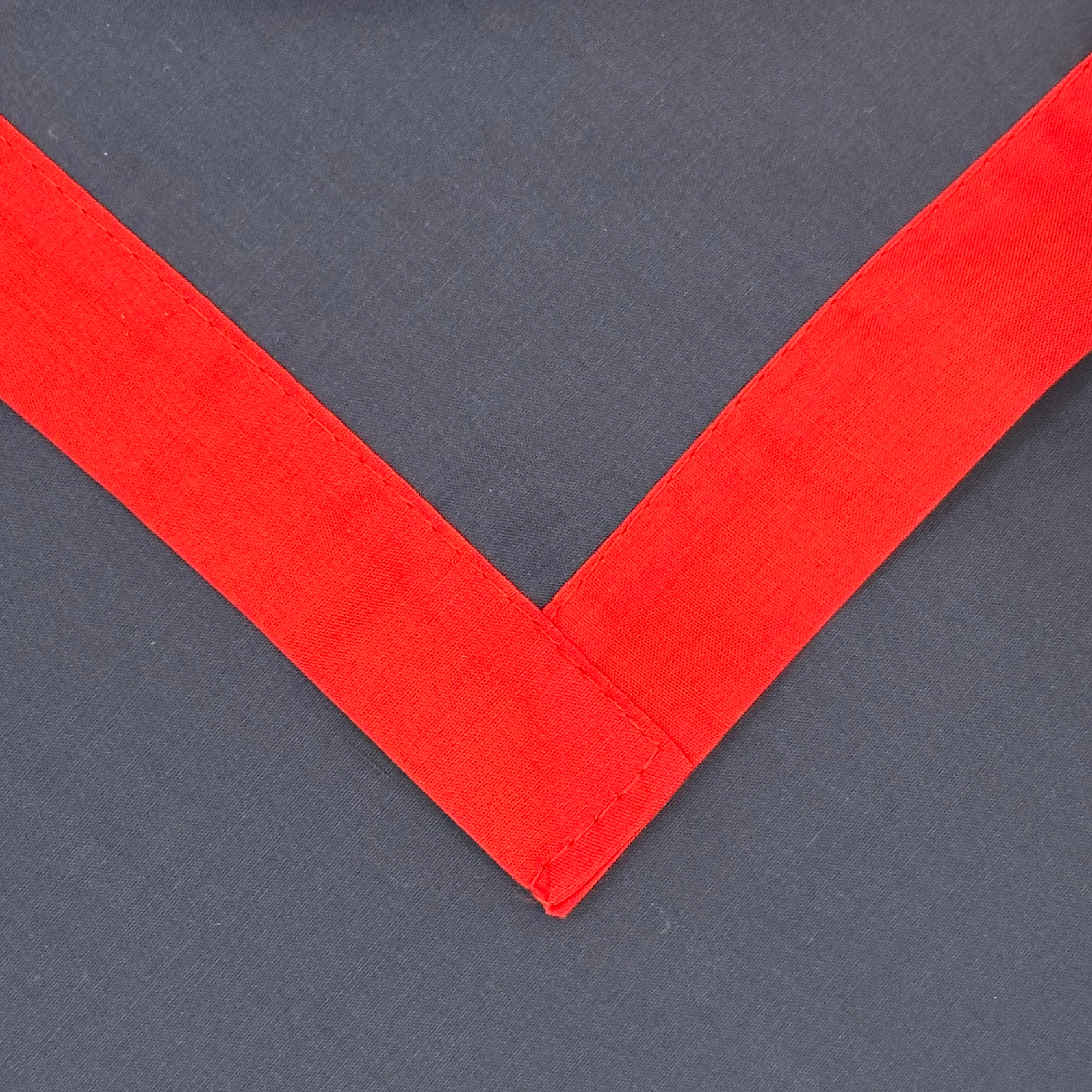 Child Necker with Trim - Navy / Scarlet