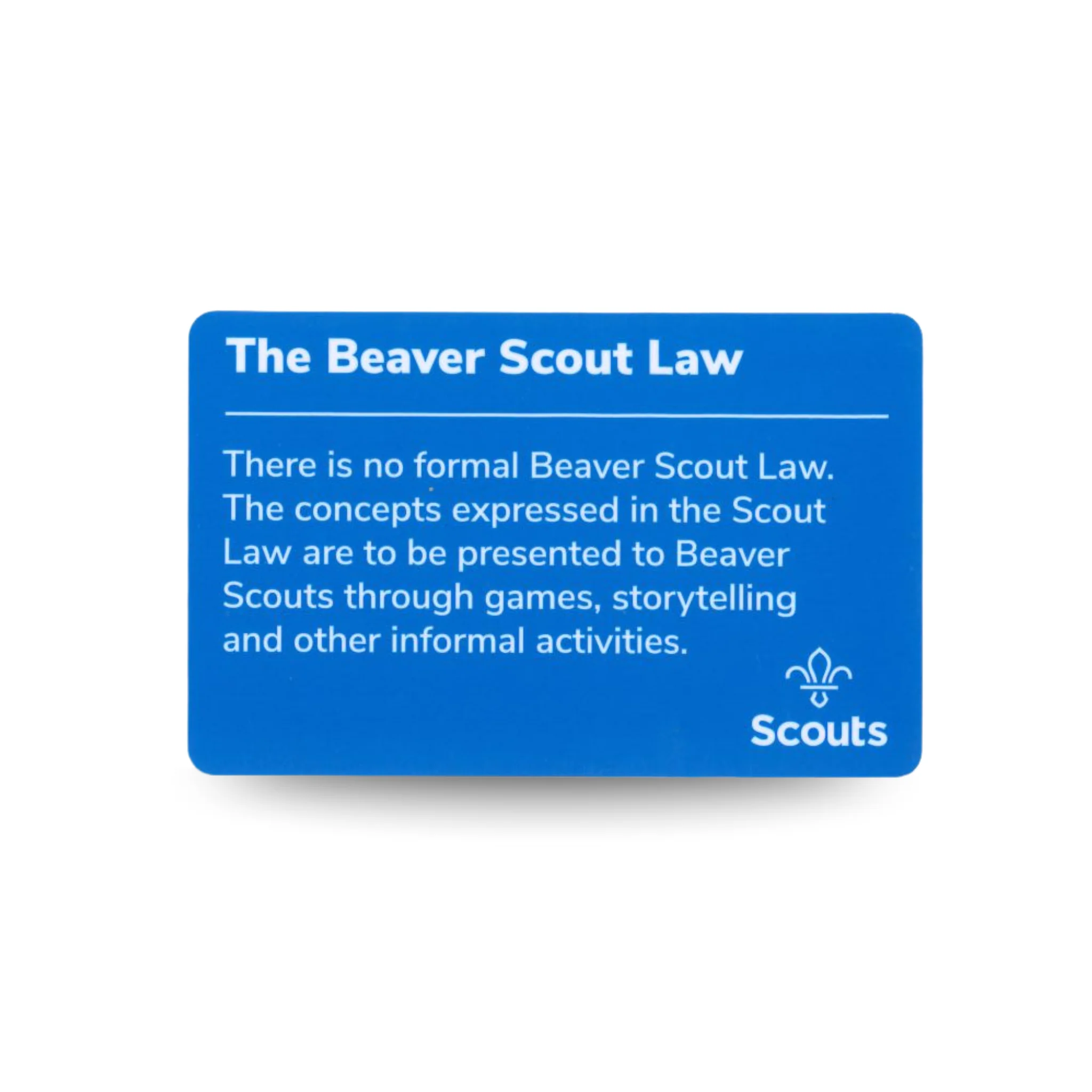 Beaver Scouts Promise card - Jewish - Image 2