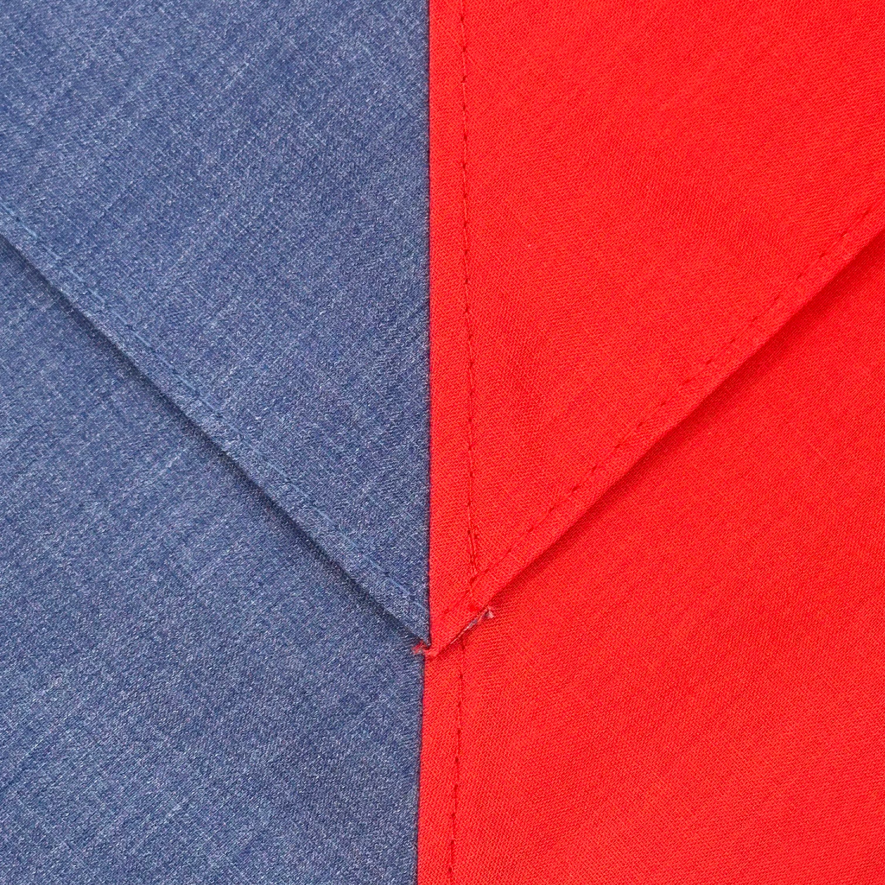 Child Necker Half and Half - Grey / Scarlet