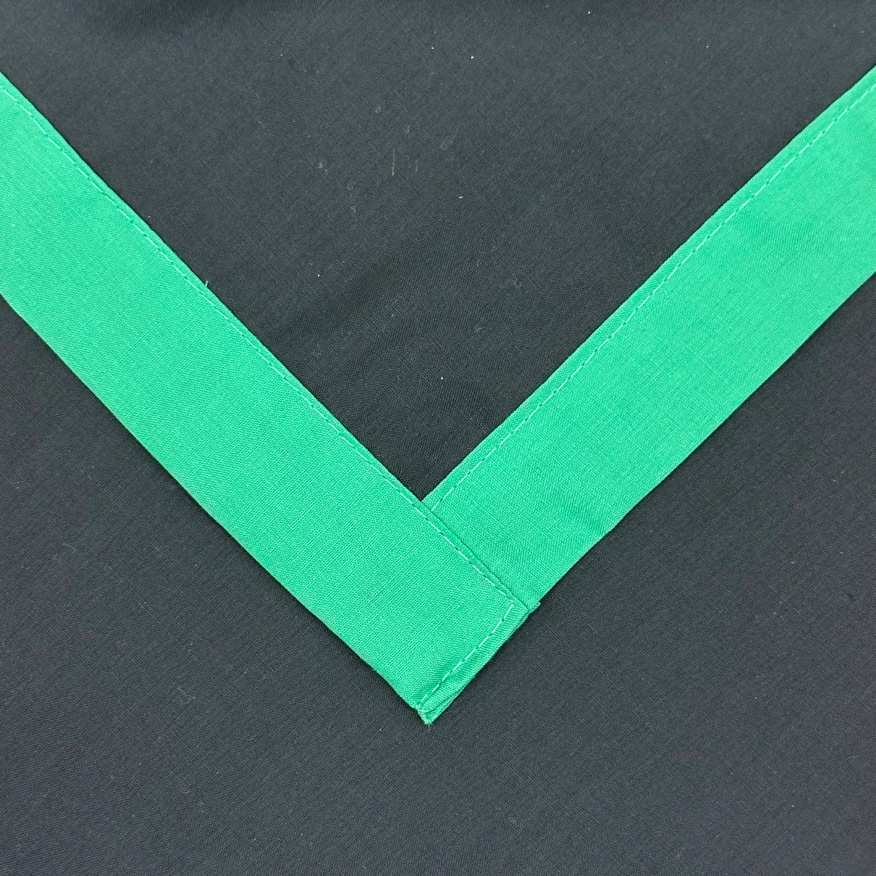 Adult Necker with Trim - Black / Emerald