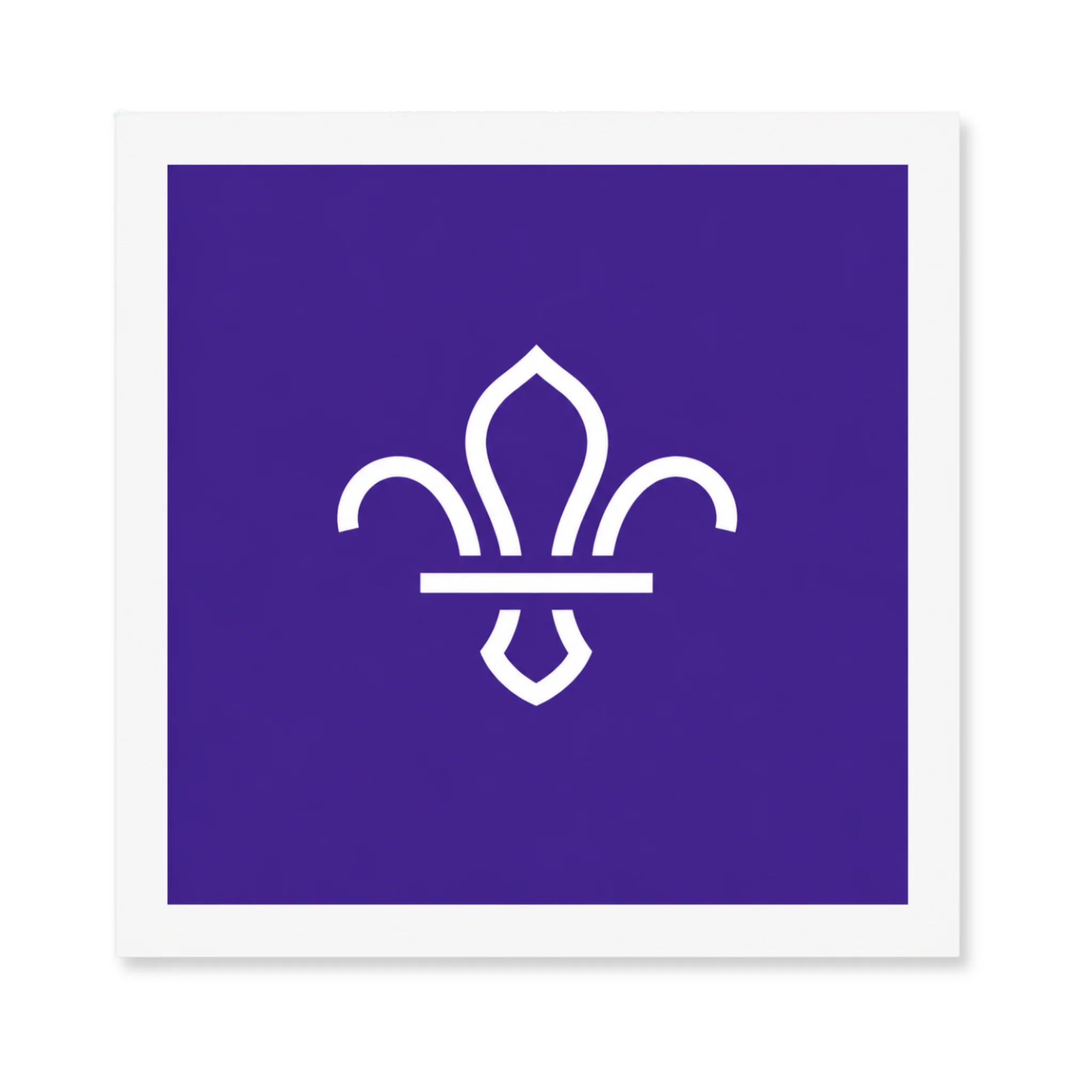 Fleur de Lis greeting card - Blank