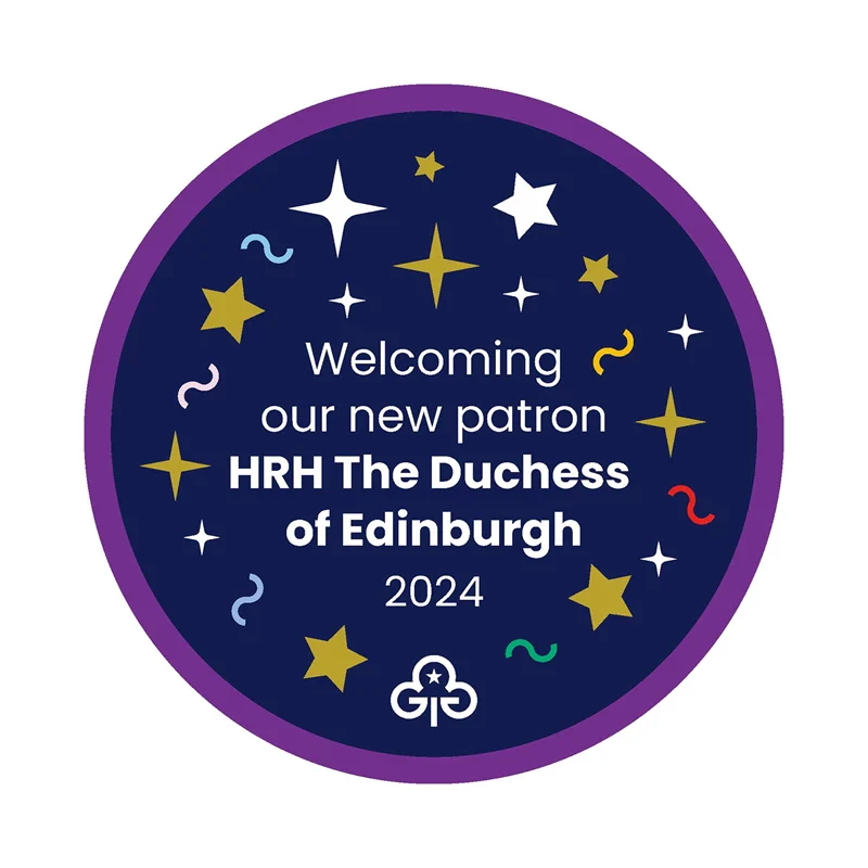Welcoming Our New Patron Woven Badge 2024